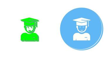 Graduate Student Vector Icon