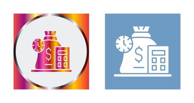 icono de vector de gasto