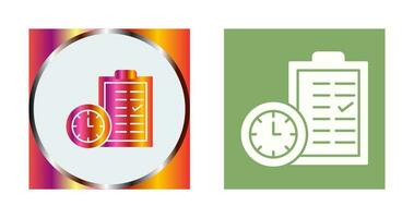 Time Planing Vector Icon