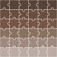 Brown shade jigsaw pattern. jigsaw line pattern. jigsaw seamless pattern. Decorative elements, clothing, paper wrapping, bathroom tiles, wall tiles, backdrop, background. vector