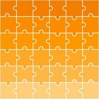 Orange shade jigsaw pattern. jigsaw line pattern. jigsaw seamless pattern. Decorative elements, clothing, paper wrapping, bathroom tiles, wall tiles, backdrop, background. vector