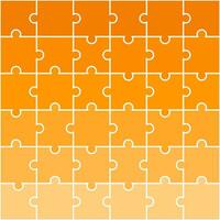 Orange shade jigsaw pattern. jigsaw line pattern. jigsaw seamless pattern. Decorative elements, clothing, paper wrapping, bathroom tiles, wall tiles, backdrop, background. vector