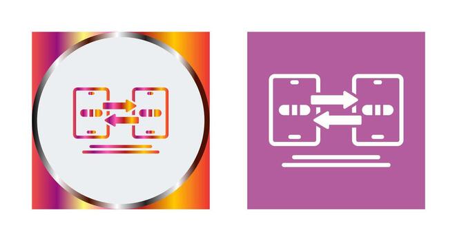 Data Synchronization Vector Icon
