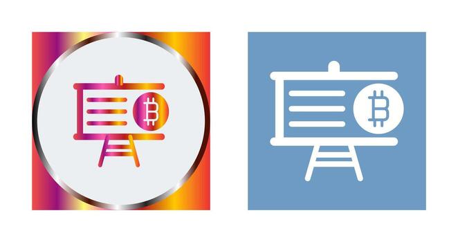 icono de vector de presentación