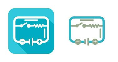 icono de vector de circuito eléctrico