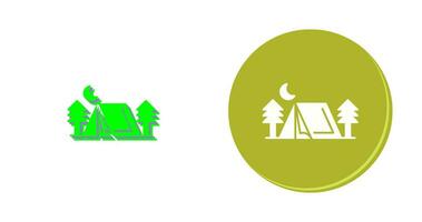 Tent Vector Icon