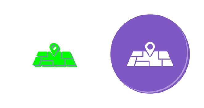 icono de vector de mapa