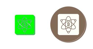 Bitcoin Science Vector Icon