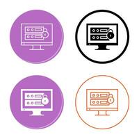 Unique Data Security Vector Icon