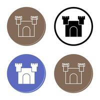 Unique Castle Vector Icon