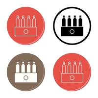 Unique Pack of Beers Vector Icon