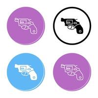 Unique Revolver Vector Icon