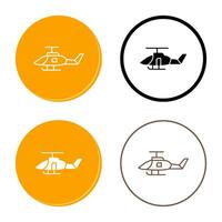 Military Helicopter Vector Icon