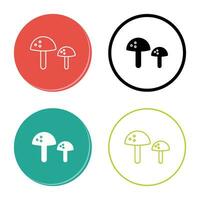 Mushrooms Vector Icon