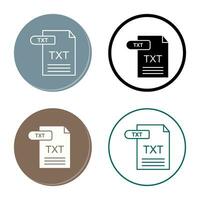 TXT Vector Icon