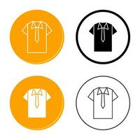 Shirt and Tie Vector Icon