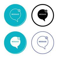 Message Bubbles Vector Icon