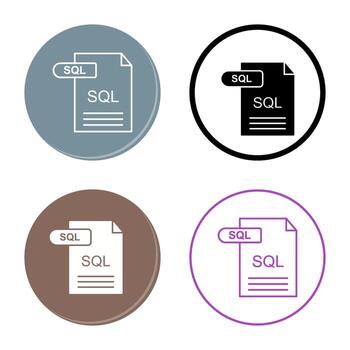 SQL Vector Icon