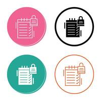 Shopping List Vector Icon