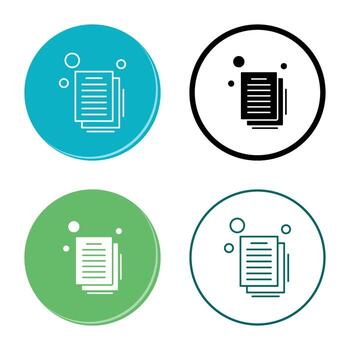 icono de vector de documento