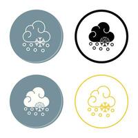 Snow Fall Vector Icon