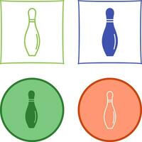 Bowling Pin Vector Icon