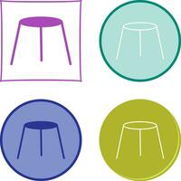 Unique Stool Vector Icon