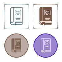 Medical Book Vector Icon