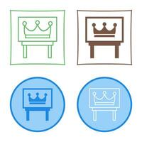 Crown Exhibit Vector Icon