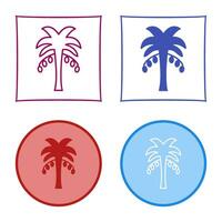 Coconut trees Vector Icon