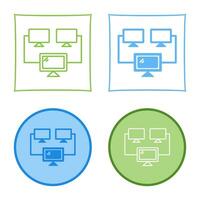 Connected Systems Vector Icon