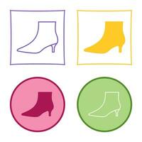 Boots with Heels Vector Icon