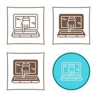 Computer Hacking Vector Icon