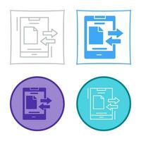 Data Transfer Vector Icon