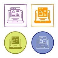 Online Shopping Vector Icon