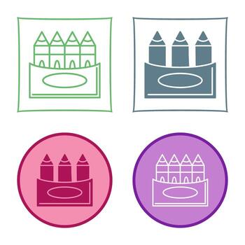 Crayons Vector Icon