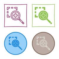 Zoom In Vector Icon
