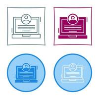 CV Vector Icon