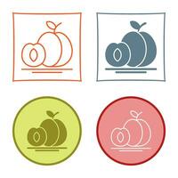 Apricot Vector Icon