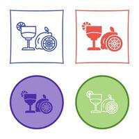 Lime Juice Vector Icon