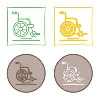 Wheel Chair Vector Icon