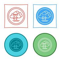 Cloud Data Vector Icon