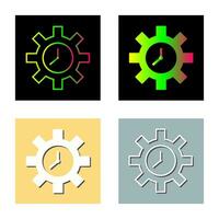 Unique Time Optimization Vector Icon