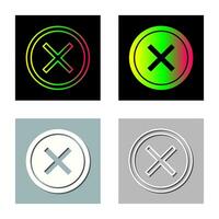 Do Not Cross Vector Icon