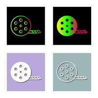 Unique Film Reel Vector Icon