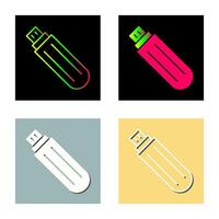 Unique USB Drive Vector Icon