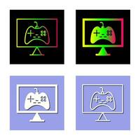 Unique Online Games Vector Icon