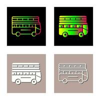 Double Bus Vector Icon