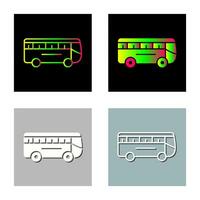 icono de vector de bus