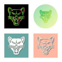 icono de vector de lobo